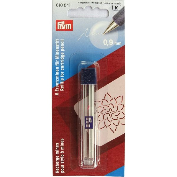 RECAMBIO PORTAMINAS PRYM 0,9mm BLANCO